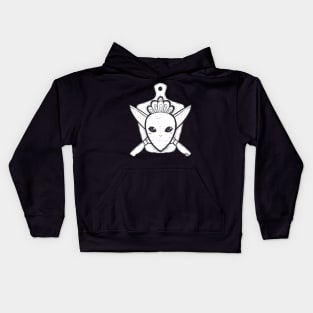 Radish/Carrot and Knife Coat of Arms Kids Hoodie